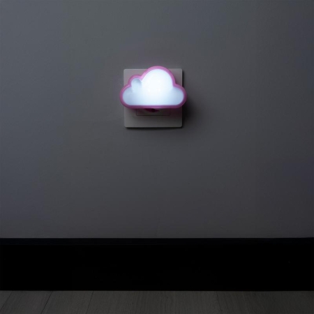 Светильник светодиодный NL-05-pk 0.5Вт 6500К IP20 в розетку ночник роз. ФАZА 5061934