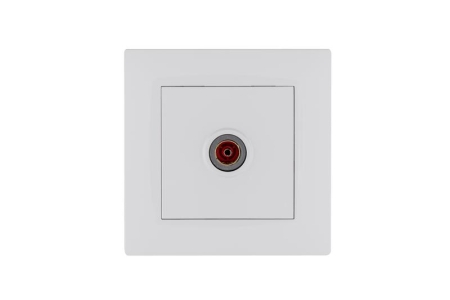Розетка TV проходная Karea RIZZ бел. Makel 88001007 Розетка TV проходная Karea RIZZ бел. Makel 88001007