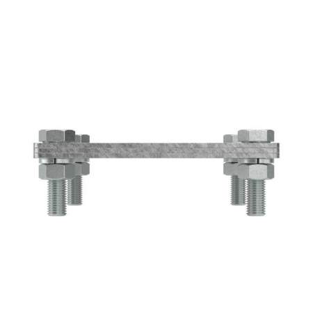 Соединитель полоса-полоса 25-50мм с разделит. пластиной 100х100мм DKC NG3106 Соединитель полоса-полоса 25-50мм с разделит. пластиной 100х100мм DKC NG3106