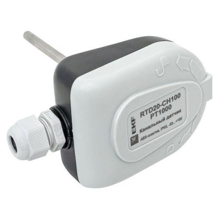 Датчик температуры канальный 100мм EKF RTD20-CH100-PT1000 Датчик температуры канальный 100мм EKF RTD20-CH100-PT1000
