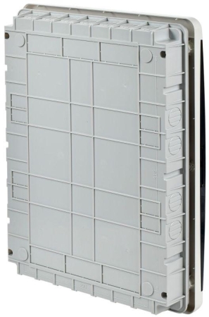 Корпус ЩРВ-П-54 TEKFOR IP41 черн. прозр. дверь пластик. IEK TF5-KP12-V-54-41-K01-K03