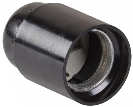 Патрон электрич. E27 Пкб27-04-К01 подвесной карболит. черн. (инд. упак.) IEK EPK10-04-02-K01 Патрон электрич. E27 Пкб27-04-К01 подвесной карболит. черн. (инд. упак.) IEK EPK10-04-02-K01