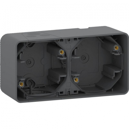 Бокс 2-м ОП Mureva IP55 антрацит SchE MUR37914 Бокс 2-м ОП Mureva IP55 антрацит SchE MUR37914