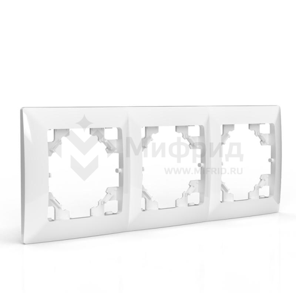 Рамка 3-м AVA бел. TOKOV ELECTRIC TKL-AV-RM3-C01