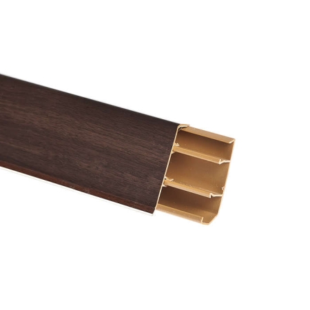 Кабель-канал плинтусный 50х10 L2500 пластик венге Ruvinil РКП-47М Кабель-канал плинтусный 50х10 L2500 пластик венге Ruvinil РКП-47М