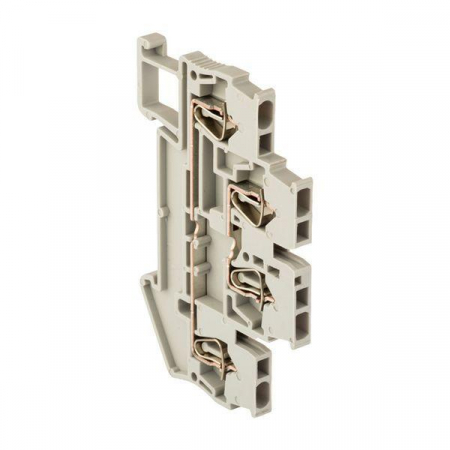 Колодка клеммная ST-1.5 17.5А двойн. пружинная сер. EKF plc-jxb-st-1.5-4-2