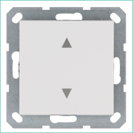 Выключатель для жалюзи 1-кл. 10А IP20 механизм бел. глянцевый Jasmart G3018W Выключатель для жалюзи 1-кл. 10А IP20 механизм бел. глянцевый Jasmart G3018W