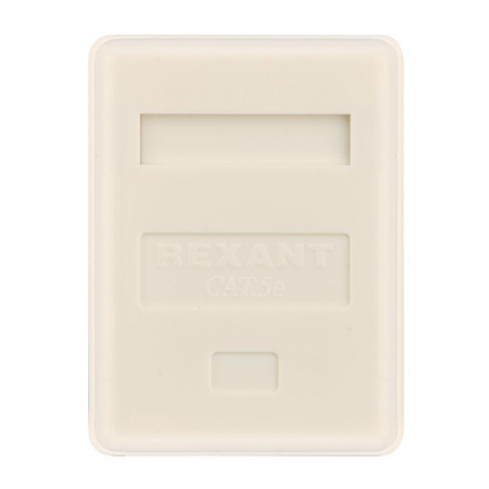 Розетка компьютерная 1-м ОП RJ45 кат.5E UTP неэкранир. бел. Rexant 03-0121 Розетка компьютерная 1-м ОП RJ45 кат.5E UTP неэкранир. бел. Rexant 03-0121