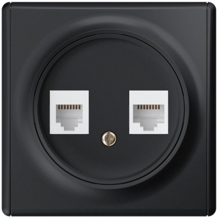 Розетка компьютерная 2-м СП Florence RJ45 кат.5E механизм черн. 1E20901303 OneKeyElectro 2172818 Розетка компьютерная 2-м СП Florence RJ45 кат.5E механизм черн. 1E20901303 OneKeyElectro 2172818