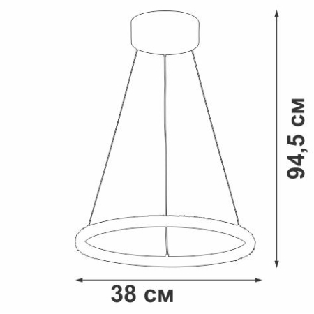 Светильник светодиодный LED 25Вт 3900-4200К 1810лм Vitaluce V4629-0/1S Светильник светодиодный LED 25Вт 3900-4200К 1810лм Vitaluce V4629-0/1S
