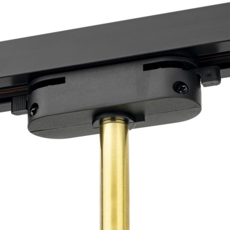 Светильник трековый ARTLINE поворотный 55х55х100мм GU10 230В алюм. 4кв.м зол. Ritter 59878 1