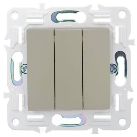 Выключатель 3-кл. SKANDY 10А SK-V11B беж. IEK SK-V30-0-10-K10