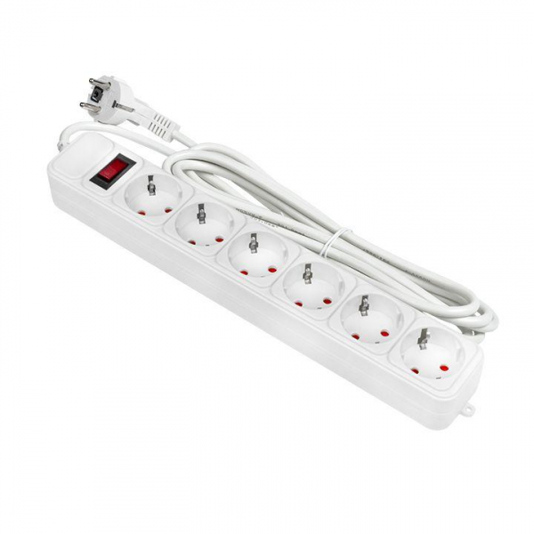 Удлинитель с сетевым фильтром 6х3м с заземл. 16А IP20 Блокбастер XL 3.2кВт ПВС 3х1 с выкл. PROxima EKF UFA16-310-6-03 Удлинитель с сетевым фильтром 6х3м с заземл. 16А IP20 Блокбастер XL 3.2кВт ПВС 3х1 с выкл. PROxima EKF UFA16-310-6-03