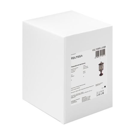 Светильник Ben 1х40Вт E27 IP44 ландшафтный Voltega VGL7209FL-01BR