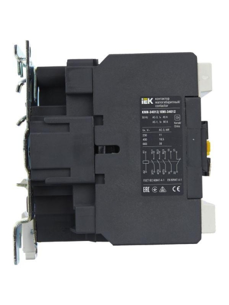 Контактор КМИ-34012 40А 230В/АС3 1НО 1НЗ KARAT IEK KKM31-040-230-11 Контактор КМИ-34012 40А 230В/АС3 1НО 1НЗ KARAT IEK KKM31-040-230-11