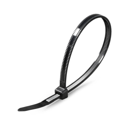 Хомут нейлоновый КСС MULTILOCK 8х400 черн. (уп.100шт) Fortisflex 102327