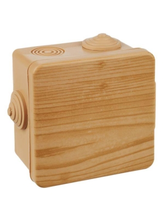 Коробка распаячная ОП КМ 80х80х50 IP54 откид. крышка 7 вводов сосна IEK UKO31-080-080-050-K34-54