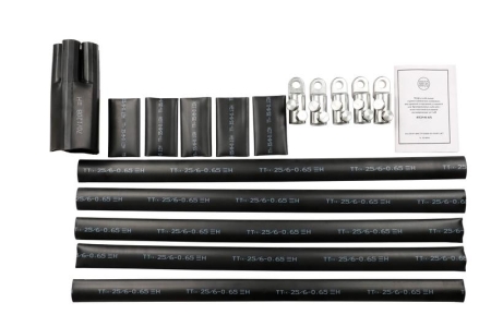 Муфта кабельная концевая универс. 1кВ HT2-01/5x70-120L12 (5ПКВНтп-1-70-120) пластмас. изоляция; без брони; с болтов. наконечн. НИЛЕД 16000241