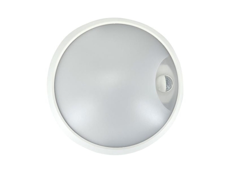 Светильник светодиодный WP 15 C 12W OP 840 D220 WH MDM 220х80мм 12Вт 4000К IP65 ЖКХ круглый пылевлагозащ. с датчиком движения бел. Русский Свет 15071523453