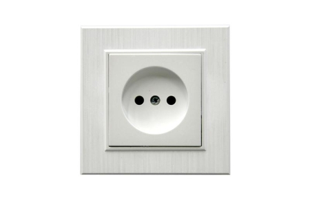 Розетка 1-м Karea LINE STAR без заземл. жемчуж. Makel 86100022 Розетка 1-м Karea LINE STAR без заземл. жемчуж. Makel 86100022