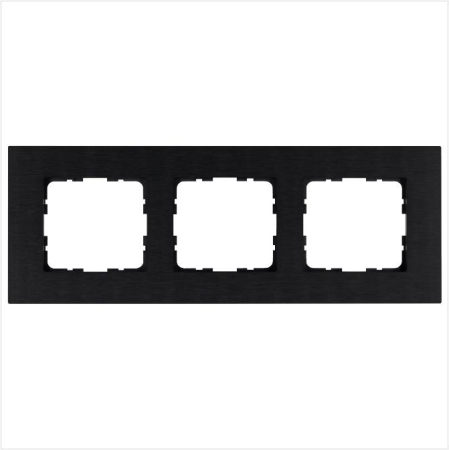 Рамка 3-м G-Metal метал. алюм. черн. Black Jasmart G1003AB Рамка 3-м G-Metal метал. алюм. черн. Black Jasmart G1003AB
