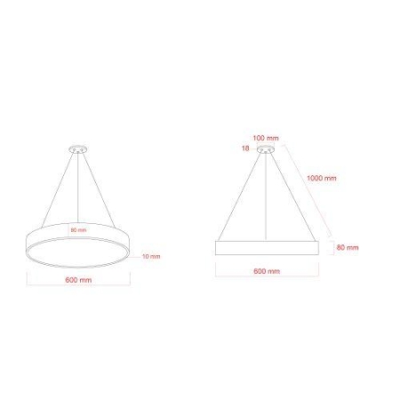 Светильник светодиодный Geometria Ring SPO-131-W-40K-045 45Вт 4000К 4000лм IP40 600х80 подвесной драйвер внутри бел. Эра Б0058900 Светильник светодиодный Geometria Ring SPO-131-W-40K-045 45Вт 4000К 4000лм IP40 600х80 подвесной драйвер внутри бел. Эра Б0058900