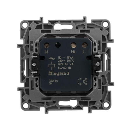 Выключатель карточный 1-кл. СП Etika 2А IP20 с выдержкой времени и подсветкой для гостиничных номеров механизм алюм. IEK 672493