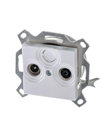 Розетка телевизионная проходная TV/R Levit 7дБ жемчуж. ABB 2CHH083607A6068 Розетка телевизионная проходная TV/R Levit 7дБ жемчуж. ABB 2CHH083607A6068