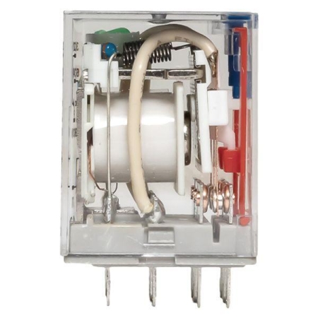 Реле промежуточное с кнопкой и мех. индикацией RPAt 22/3 10A 110В DC AVERES EKF rpat-22-3-110DC