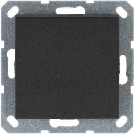 Переключатель проходной 1-кл. 10А IP20 механизм антрацит Jasmart G3012B Переключатель проходной 1-кл. 10А IP20 механизм антрацит Jasmart G3012B