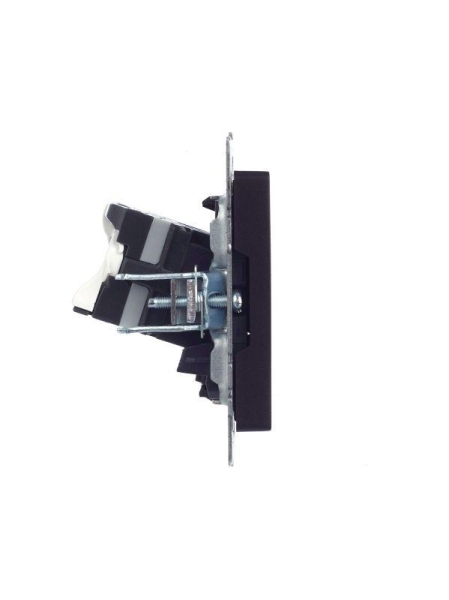 Розетка компьютерная двойн. СП RJ45 кат.5E BRITE РК10-2-БрЧ механизм черн. IEK BR-K20-1-K02 Розетка компьютерная двойн. СП RJ45 кат.5E BRITE РК10-2-БрЧ механизм черн. IEK BR-K20-1-K02