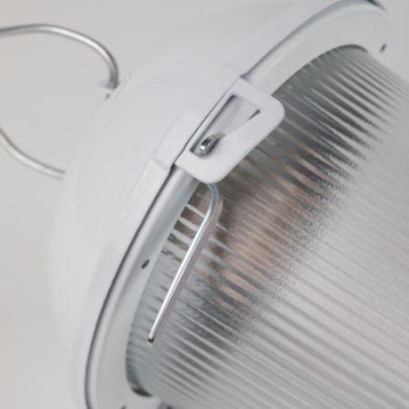 Светильник НСП 41-200-001 Желудь max 200Вт E27 IP54 185х260 без решетки сталь стекло бел. ЭРА Б0052018