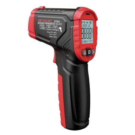 Пирометр бесконтактный цифровой KT 641A PROLINE КВТ 87244 Пирометр бесконтактный цифровой KT 641A PROLINE КВТ 87244