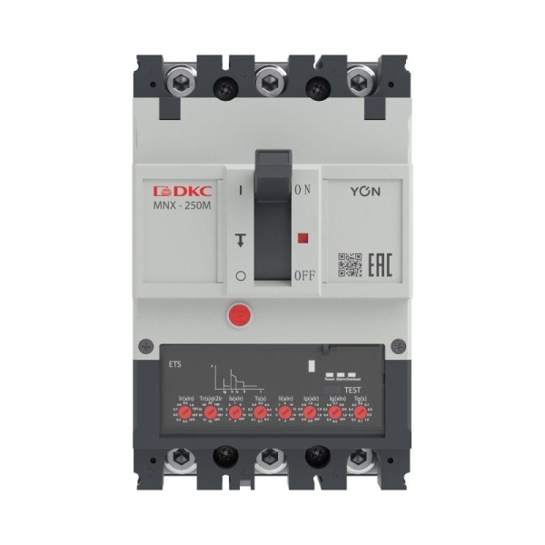 Выключатель автоматический 3P 250А 100кА pro MNX250M при AC415V расцепитель ETS YON MNX250M3PETS0250 Выключатель автоматический 3P 250А 100кА pro MNX250M при AC415V расцепитель ETS YON MNX250M3PETS0250