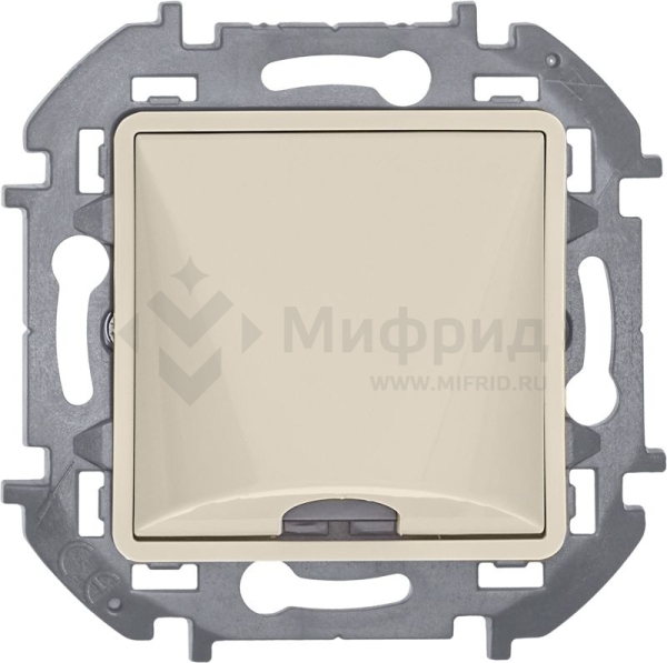 Вывод кабеля СП Inspiria IP20 с зажимом для крепления механизм сл. кость IEK 673891