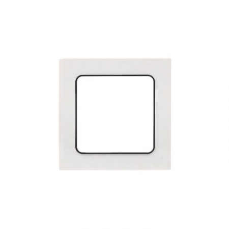 Рамка 1-м Стокгольм бел. с линией цвета черн. PROxima EKF EXM-G-304-10