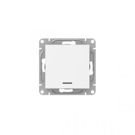 Выключатель 1-кл. СП Эпика с подсветкой механизм бел. EKF UP1-SWW-14