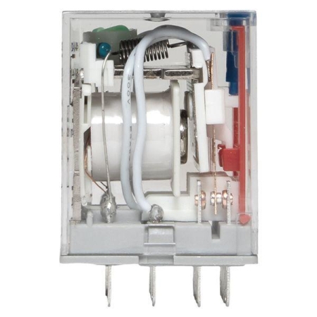 Реле промежуточное с кнопкой и мех. индикацией RPAt 22/4 5A 110В DC AVERES EKF rpat-22-4-110DC