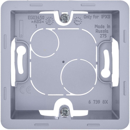 Коробка 1-м ОП Inspiria алюм. IEK 673982