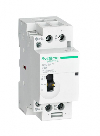 Контактор 2п City9 Set 2НО 40А AC 230В-230В SE C9C32240 Контактор 2п City9 Set 2НО 40А AC 230В-230В SE C9C32240