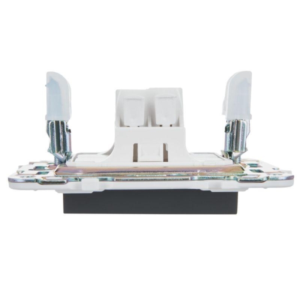 Выключатель проходной 1-кл. SKANDY 10А SK-V08G с индикацией графит IEK SK-V12-1-10-K53