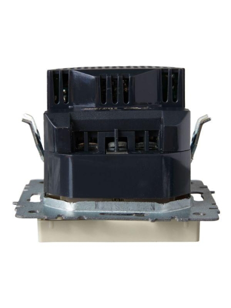 Розетка BRITE РЮш11-1-БрКр 16А с USB A+C 18Вт с заземл. защ. шторки механизм беж. IEK BR-R14-16-U22-018-K10