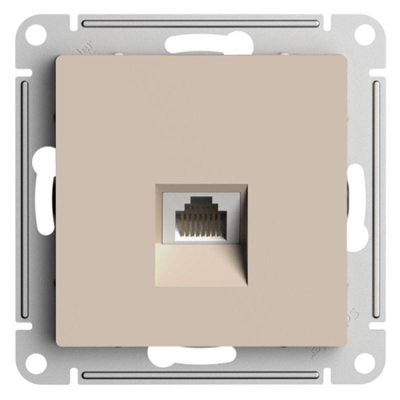 Розетка компьютерная AtlasDesign RJ45 кат.5E механизм песочн. SE ATN001283 Розетка компьютерная AtlasDesign RJ45 кат.5E механизм песочн. SE ATN001283