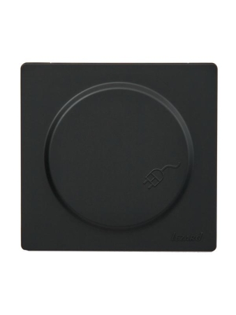 Розетка 1-мест. с заземл. с крышкой LETO ПБТ черн. бархат LEZARD 752-4200-123B Розетка 1-мест. с заземл. с крышкой LETO ПБТ черн. бархат LEZARD 752-4200-123B
