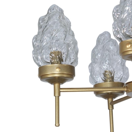 Светильник "Фламенко" 151 НПБ 01-5х40-101 Е14 [ИМ] подвесной зол. Элетех 1005405319