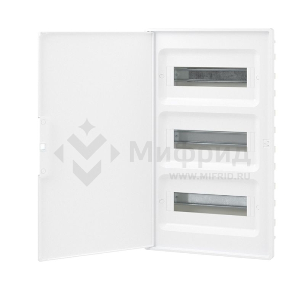 Щиток встраиваемый Фрейм (FRAME) ЩРв-п-36 36мод. с бел. дверцей с 4 шинами PEN (2шт на 8 отверст. и 2шт на 10 отверст.) бел. DKC F36B1WW