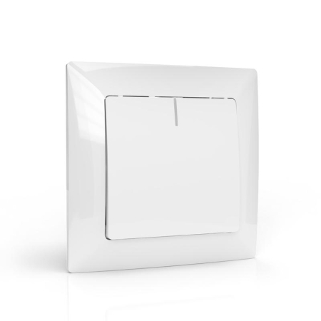 Выключатель 1-кл. СП AVA 10А IP20 с индикатором в сборе бел. TOKOV LIGHT TKL-AV-V1IF-C01