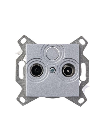Розетка телевизионная оконечная TV/R Levit серебр. ABB 2CHH083503A6070 Розетка телевизионная оконечная TV/R Levit серебр. ABB 2CHH083503A6070