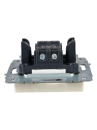 Выключатель 1-кл. СП BRITE ВС10-1-1-БрКр 10А с индик. механизм беж. IEK BR-V10-1-10-K10