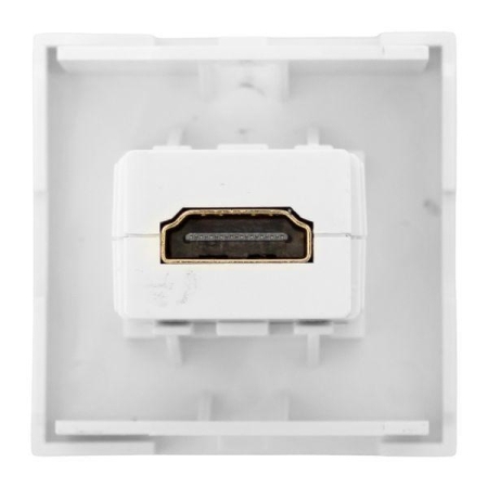 Розетка HDMI 1-м СП 2мод. без индикатора бел. EKF E2MR-21HDMI-10